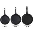 Salter Praepannide komplekt BW08773, 20/24/28cm, Alumiinium, Induktsioon, Mitte kleepuv kate, Lihtne puhastada
