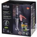 Braun Panardinamasis blenderis MQ 9135 XI, 1200 W, 0.6 L, nerūdijantis plienas, 3 greičiai, smulkintuvas, plakiklis, be BPA