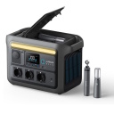 Portatīvā enerģijas stacija 768 Wh 1200 W 3× 220V rozetes 2× USB-C 2× USB LED lukturis Melna A1755311 Anker Solix
