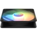 Nzxt Arvutikorpuse ventilaator RF-C12SF-B1, 120mm, 12V, 1800RPM, 2.57mmH2O, 8 RGB LED, HDB, PWM, must