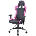 Subsonic Spēļu krēsls SA5609-PP, 14.5kg, 125kg, 53cm, 123-133cm, 2D roku balsti, regulējama atzveltne, eko āda