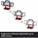 Einhell Akutoitelamp TP-CL 18/3000 Li Set - Solo, 18V, 60 LED, 3000 Lm, 10m, 5700 K, statiiv 85-170 cm