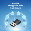Vention USB adapteris 2.4G/5G KDSB0, 433 Mbit/s, WLAN, 802.11a/b/g/n/ac, 128-bit WEP, Plug and Play, juodas