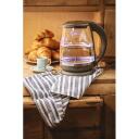 Adler | Kettle | AD 1286 | Standard | 2200 W | 2 L | Plastic/Glass | 360&deg; rotational base | Grey