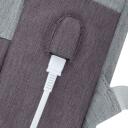 Rivacase Чехол 7562GREY/MOCHA, 39.6см, 635г, 120мм, 305мм, 460мм, 1 передний карман, USB порт, водоотталкивающий