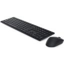 Dell Pro Klaviatuur ja Hiir KM5221W, 2.4GHz, 3 nuppu, USB traadita, akud kaasas, must