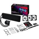 Asus Ūdens dzesētājs procesoram 90RC00W1-M0UAY0, 394 mm, 27 mm, 12 V, 2200 rpm, 36 dB, AM4, AM5, LGA 115x, LGA 1200, LGA 1700