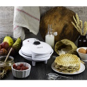 Širdelės formos vaflių keptuvė 1000W 5 vafliams balta CR3022 Camry