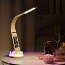 Hawk Galda lampa HW-LAMP05, 5W, 3 krāsu temperatūras, RGB, 2 LED spuldzes, modinātājpulkstenis