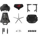 Asus Spēļu krēsls ROG Destrier Ergo 90GC0120-MSG010, 150kg, 14cm roku balstu regulē&scaron;ana, 7cm jostas atbalsts, 90-135&deg; slīpums