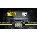 Nitecore Žibintuvėlis HC75 UHE, 3000 lm, 32 LED, 5500 mAh, IP68, Aliuminis, Polikarbonatas, USB įkrovimas, Juoda/Geltona