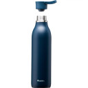 Thermobottle CityLoop Thermavac eCycle Water Bottle 0.6L, recycled stainless. Steel / dark blue 2710870001 ALADDIN