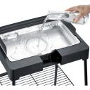 Severin Seisev grill PG 8568, 2200 W, 5.74 kg, 56 cm, 54 cm, 98.5 cm, Roostevaba teras, Mehaaniline, Veepann