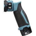 Makita Дрель DF012DSE, 7,2В, 2x1,5Ач, 21+ уровней крутящего момента, 6мм дерево, 5мм сталь, 2 скорости, зарядное, кейс