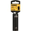 DeWALT triecienmuciņa 17mm 1/2 in, 78mm, dziļa, tīrāma, piemērota 1/2 in pielietojumiem