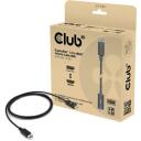 Club3D кабель DisplayPort CAC-1083, 2 м, HDMI Type D (Micro) мужской, 4096 x 2160, 60 Гц, 1 шт