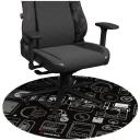 Genesis Aizsargājo&scaron;s Grīdas Paklājs Tellur 300 Apaļais, 100cm, Poliesters, Antislip, Spēļu izmanto&scaron;anai