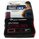 Iek&scaron;palags Cotton Travel Liner, Navy Blue, 9327868032952 SEA TO SUMMIT