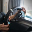 Logitech Vairodis + pedalai 941-000123, 900&deg; sukimas, USB, juodas, aliuminis, oda, 3100 g pedalai, maitinimo laidas
