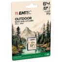 Emtec Atmiņas karte ECMSD64GXCU1OR, 64GB, 90MB/s, 20MB/s, UHS-I, V10, ūdensizturīga, putekļu aizsardzība
