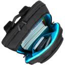 Rivacase Alpendorf 7569BLACK, 17.3", 680g, 190mm, 320mm, 465mm, 2 taskut, sisetasku, veekindel, RPET pol&uuml;ester