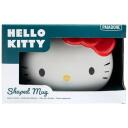 Paladone Hello Kitty krūze PP13154HK, 300ml, balts/rozā, veidota kā Hello Kitty galva ar bantīti