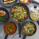 Russell Hobbs Panna RH02842EU7, 28cm, alumīnijs, melna, 4,5l, nepiedego&scaron;ais pārklājums, universāla, 1 vienība