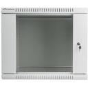 Lanberg Seinale kinnitatav rack 19'' 9U WF01-6409-10S, 600mm, 450mm, 512.35mm, 60kg, IP20, klaasuks, 2 ventilaatoriava