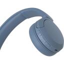 Sony Беспроводные наушники WH-CH520 WHCH520L.CE7, 50ч, Bluetooth 5.2, Микрофон, Синий, Шумоподавление