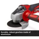 Einhell Power X-Change juhtmeta nurklihvija TC-AG 18/115 Li Kit, 18V, 4.0 Ah aku, vastupidav korpus, ergonoomiline k&auml;epide