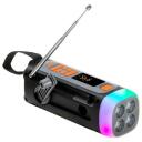 Adler AD 1920 h&auml;daolukorra raadio, 4500 mAh, must, AM, FM, SW, Bluetooth, taskulamp, USB C laadimine