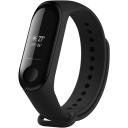 Fixed Silikona siksna Xiaomi Mi Band 3/4 FIXSSTB-1414-BK, melna, sviedru un ūdensizturīga, 1 gab.