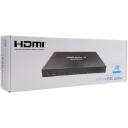 Sbox HDMI sadalītājs 1x8 HDMI-8-V2, 4K@30 Hz, 10,2 Gbps, 8 iznākuma porti, 3D atbalsts