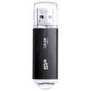 Silicon Power Blaze B02 Pendrive, SP128GBUF3B02V1K, 128 GB, USB Type-A, 3.2 Gen 1, must, v&otilde;tmehoidja, plastmass
