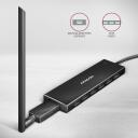 Axagon USB keskseade HUE-F7C USB 3.2 7 porti, 30 cm kaabel, alumiiniumkorpus, Hot Plug, Plug and Play