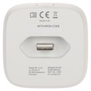 Tedee Bridge Wi-Fi ja Bluetooth ühendusega nutikale ukse lukule — kaugjuhtimine, teavitused ja automaatne avamine Valge