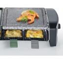 Severin Grill RG 9645, 1400 W, must, 8 pann, looduslik kivi plaat, elektriline, reguleeritav termostaat