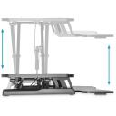 Digitus Ergonomiska darba vieta, DA-90380-1, 620mm, 952mm, 110mm, melns, augstuma regulē&scaron;ana 100-500mm