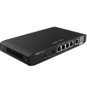 Ruijie RG-EG105G-P-V3 | 5 Prievadų Gigabit Maršrutizatorius su 4× PoE+ ir Debesų Valdymu — Juodas Dizainas