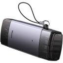Baseus Lite seeria m&auml;lukaardi lugeja, WKQX060113, 104 MB/s, 2 TB, USB + USB-C, SD, TF, Windows, iOS, Linux, Vista