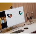 Logitech k&otilde;rvaklapid 981-000406 USB, sagedus 20 - 20000 Hz, kaabli pikkus 1.9 m, takistus 32 &Omega;, m&uuml;rasummutav mikrofon, must