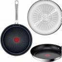 Tefal Keptuvė B8170644, 28cm, nerūdijantis plienas, titano danga, fiksuota rankena, tinkama indukciniam viryklei