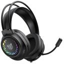Onikuma austiņas X92 Black, 20 &Omega;, 50 mm, 113 dB, 2.2 m, multidirekcionalais mikrofons, 360&deg; rotācija, RGB apgaismojums