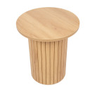 Kafijas galdiņ&scaron; CINDY D40xH45cm, melamīna ozols 20337