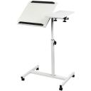 Maclean mobiilne laud/kannettava arvuti alus, MC-121 W, 59-89cm, 30kg, k&otilde;rguse reguleerimine, kallutamise reguleerimine