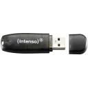 Intenso USB atmintinė 3502470 16 GB, USB 2.0, Skaitymo greitis 28 MB/s, Ra&scaron;ymo greitis 6.5 MB/s, Juoda