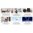 Ezviz S10 2K⁺ CS-S10 Viedā Videozvanu 360° Panorāmas Wi-Fi Kamera MicroSD Krāsu Nakts Redze Balts