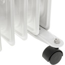 Efektīvs eļļas sildītājs ar 7 sekcijām ~15–18m² telpām maks. jauda 1500W Balts AD7815 Adler