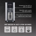 Greitas momentinis kar&scaron;to vandens dispenseris 2600W 2.5 L nerūdijantis plienas juodas sidabrinis HW630 01893 Caso