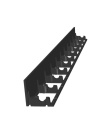 Plastic grass board, black, 100 x 6 cm 861143